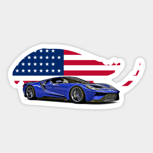 GT USA Print Sticker